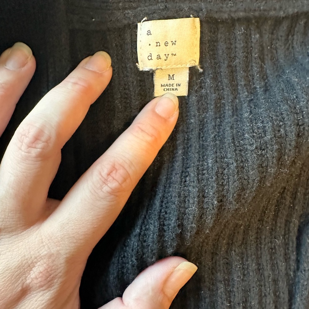 A New Day Women's Black cardigan